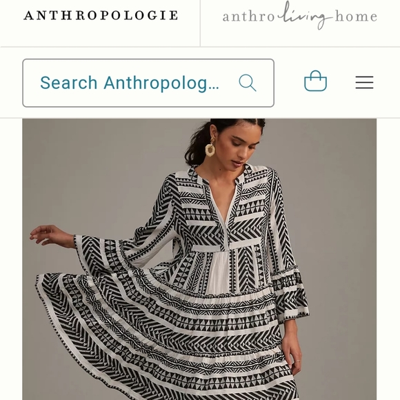 A-line Embroidered Mini Dress - Picture 9 of 10